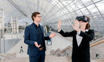 VR applications at Leipziger Messe boost distribution at the point of sale. (Photo: Leipziger Messe / Jörg Singer)