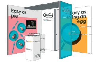 Aluvision: The company’s latest innovation is a modular stand building kit named QuiXy. (Photo: Aluvision)