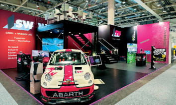Senn & Widmer: Seine Feuerprobe absolvierte der Stand auf der Swissbau 2026 in Basel. (Foto: Syma)