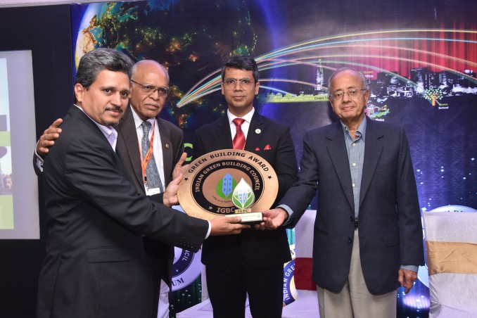 BIEC- Hall 4 conferred with Gold Rating by IGBC