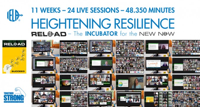 IELA Reload: 11 weeks, 24 live sessions, 48.350 minutes heightening resilience