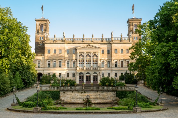 Schloss Albrechtsberg (Nordseite).