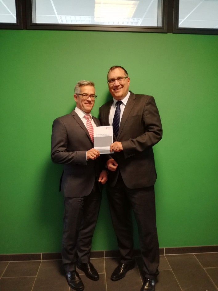 Michael Dinkel (r.) und Roman Baumgartner.