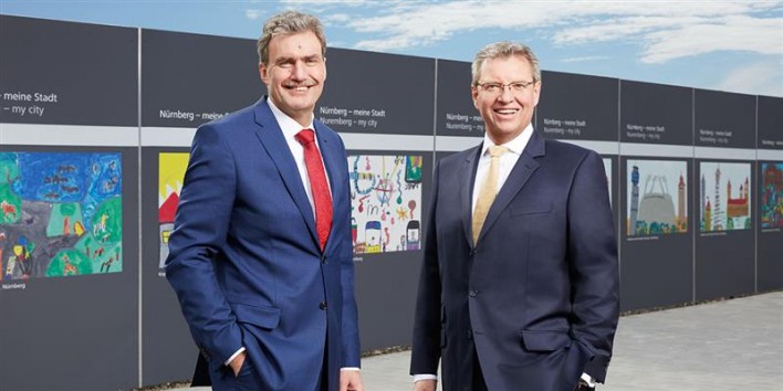 NürnbergMesse-Chefs: Peter Ottmann (l.) und Roland Fleck.